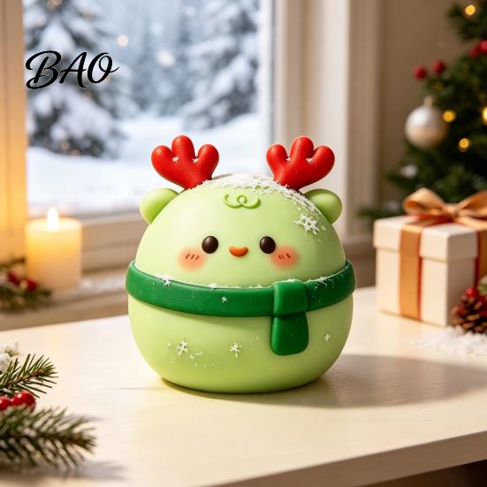 Christmas Stocking Stuffers Daifuku Stress Relief Toy, Slow Rebound Steamed Bun Squeeze Crunchy Ball Sensory Holiday Party Favors for Kids Adults Toy