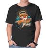 Unisex Crew Neck T-Shirt Heaven's Slice Graphic Short Sleeve Casual Tee