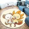 One Piece Logo Round Area Rug Carpet Rug For Living Room Bedroom Sofa Playroom Decor Nonslip Floor Mat