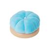 Creative Pumpkin Pin Cushion Solid Color Pumpkin Shape Pumpkin Shape Needle Pincushions with Wooden Base DIY Craft