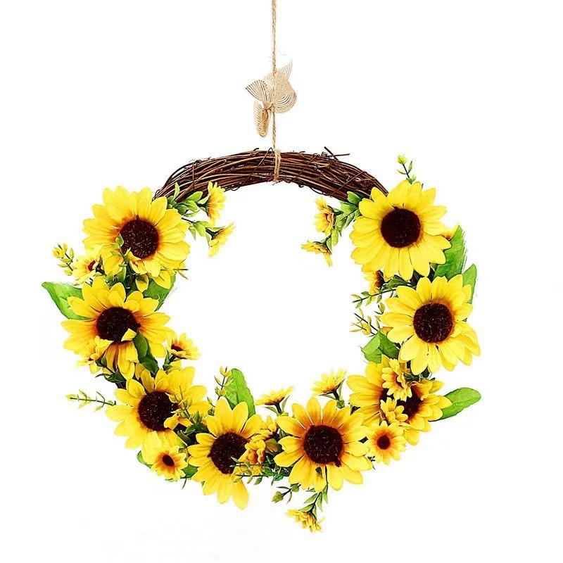Artificial Plant Eucalyptus Festival Wreath Wedding Holiday Supply Door Home Decora Diy Gift Photo Props Flowers Background Wall