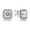 Neue 925 Sterling Silber Mode Ohrring Rose Klassische Zeitlose Eleganz Leuchtende Ohrring Mit Kristall Für Frauen Schmuck Geschenk