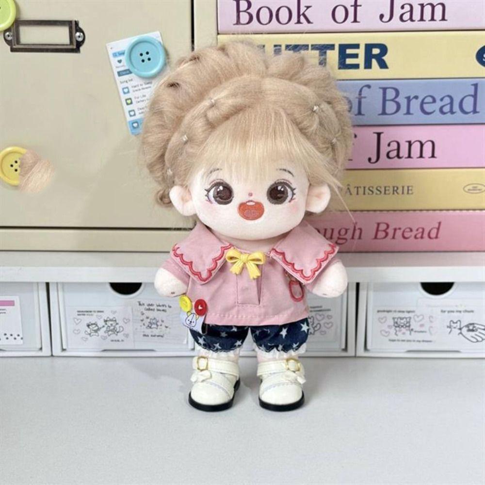 Soft Texture 20cm Cotton Doll Clothes Washable Cotton Plush Dolls Skirt  Friends Gifts