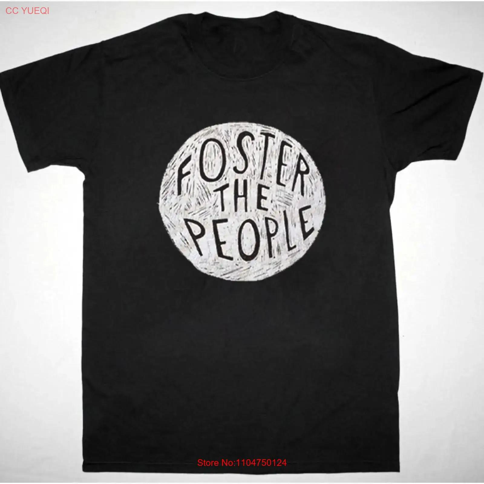 

Foster The People Band T Shirt Black All Size Fans HRN83 vintage Washed Top For Everyday Wear fashion streetwear Stylish S разноцветный