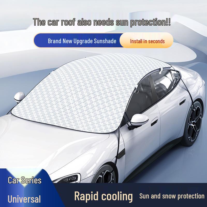

Car Snow Shield for Windshield and Panoramic Sunroof Small 2.3m x 1.45m