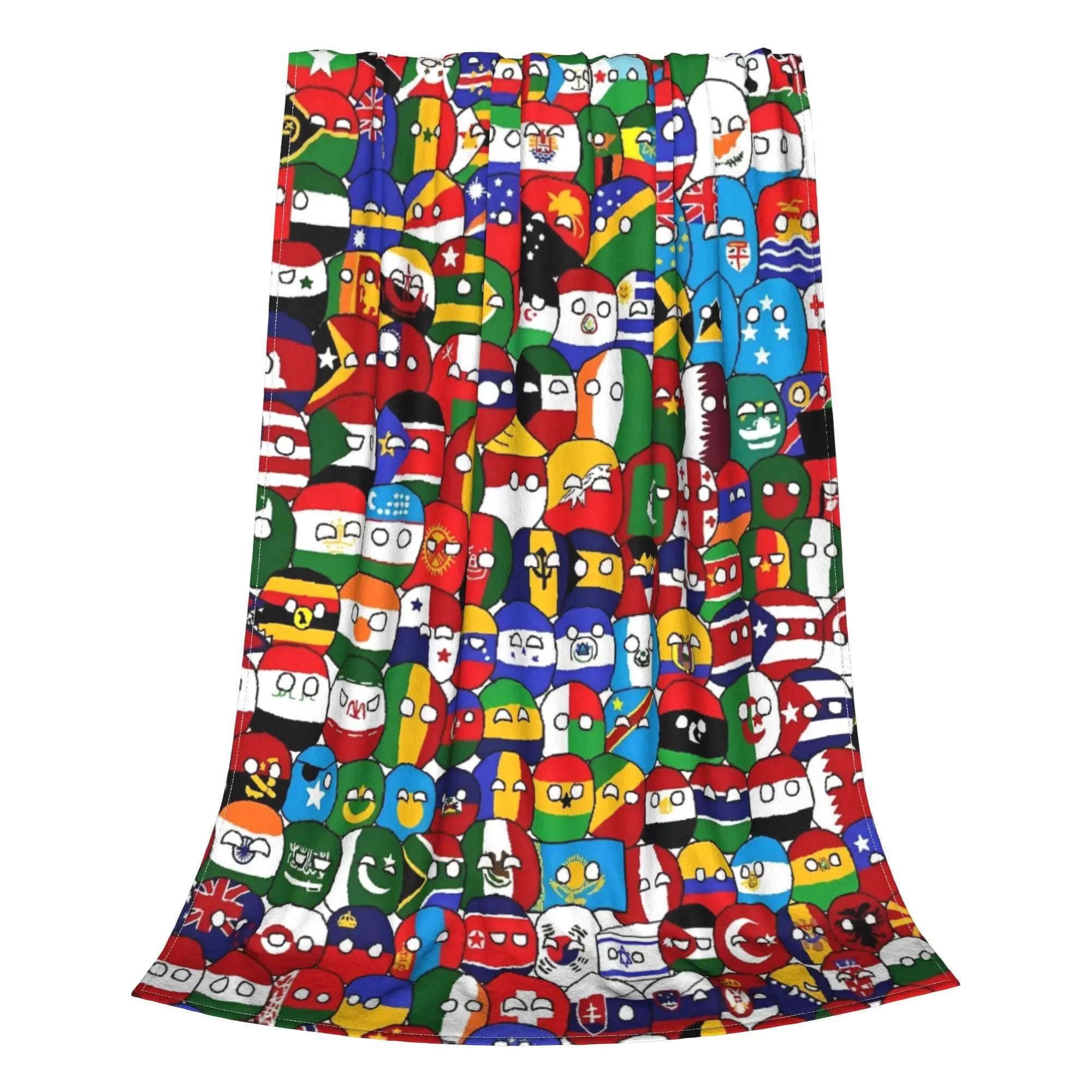 

Милый флисовый плед с флагом мира Персонализированный плед для кровати, дивана, кушетки 200x150см Покрывало 30x40in