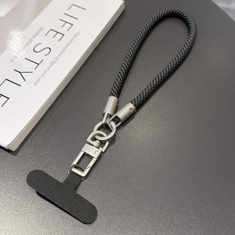 Portable Mobile Phone Hand Wrist Straps Nylon Colorful Anti-Fall Lanyard With Gasket Detachable Cellphone Hanging Cord