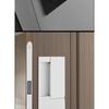 New Style Handleless Flat Lock Modern Bedroom Magnetic Recessed Door Handle Silent Push And Pull Invisible Sliding Door Lock