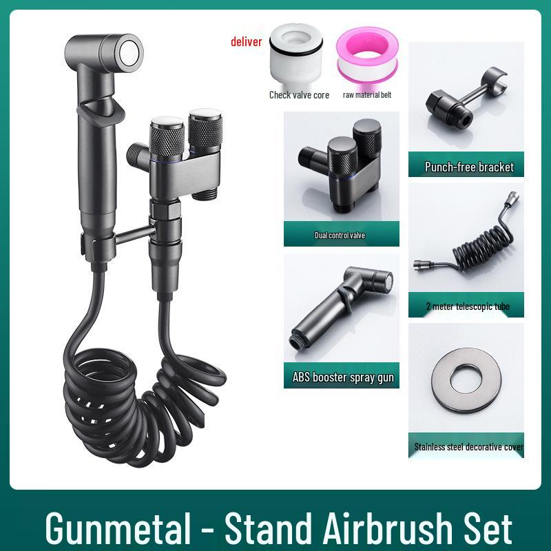 All-Copper Bidet Set with Pressurized Spray Gun for Bathroom