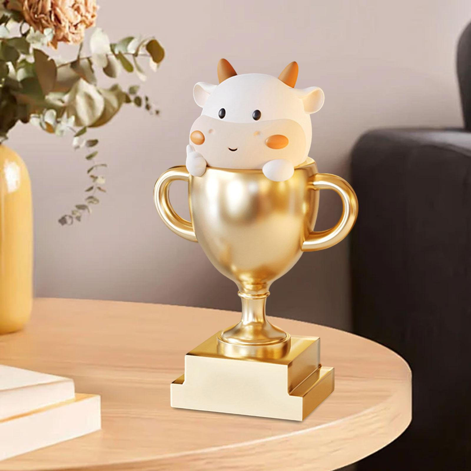 

Кубок ручной работы из смолы для празднования вечеринок Cattle