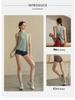 Summer Quick-Dry Mesh Sport Cover-Up: Women's Breathable Slimming Yoga Tank Top & Short-Sleeve T-Shirt