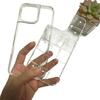 Japanese Style 3D Transparent Ice Cube DIY Phone Case for Apple 17