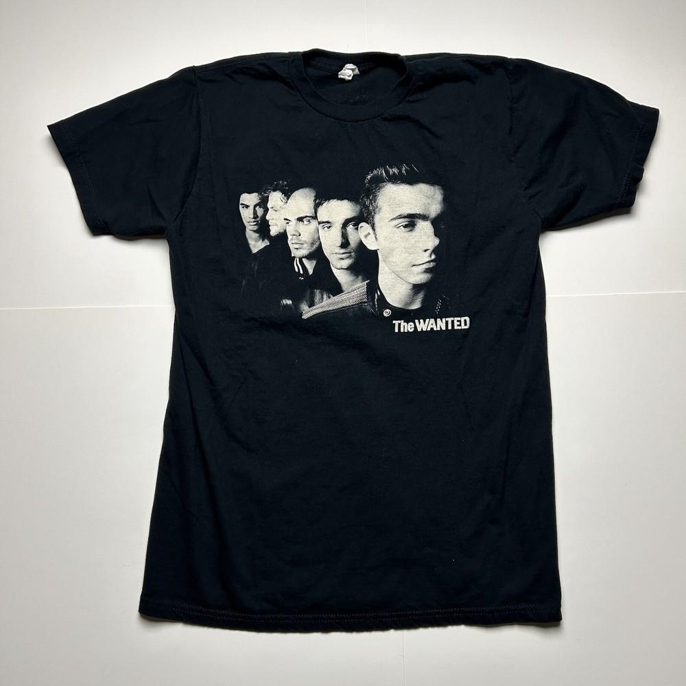 Y2K The Wanted Band T-shirt Word of Mouth World Tour 2013 Black Sz L M