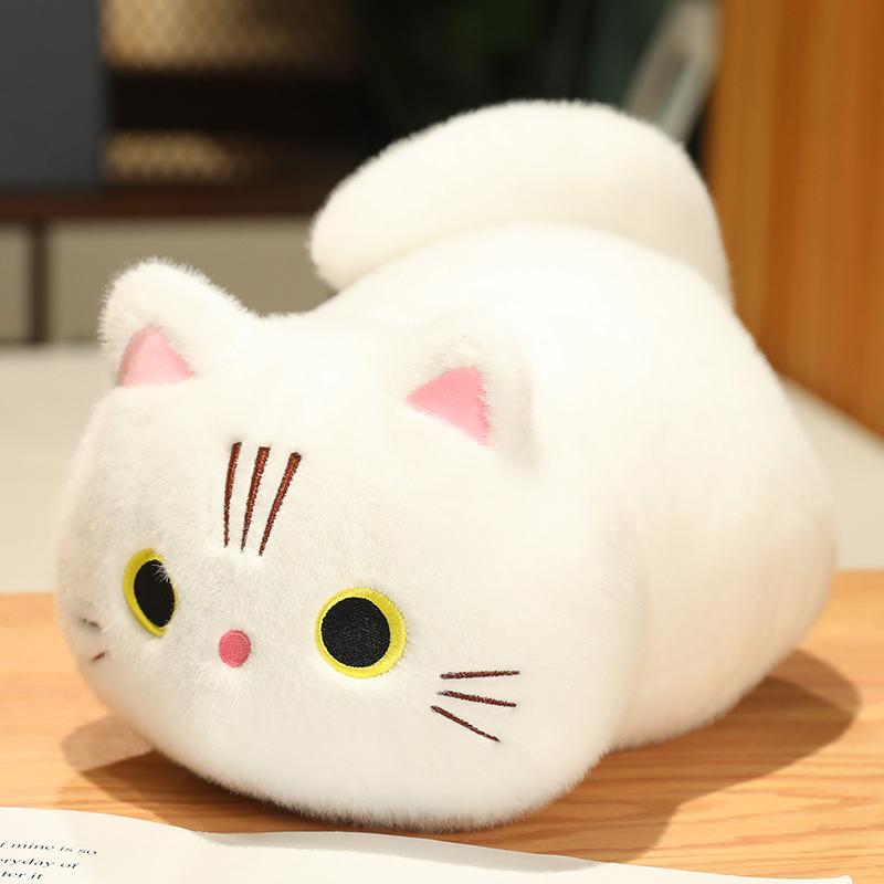 25-50CM Cartoon Kawaii Cat Stuffed Animal Plush Toy Lovely Cat Doll Children's Sleep Pillow Christmas Kawaii Decorative Gifts