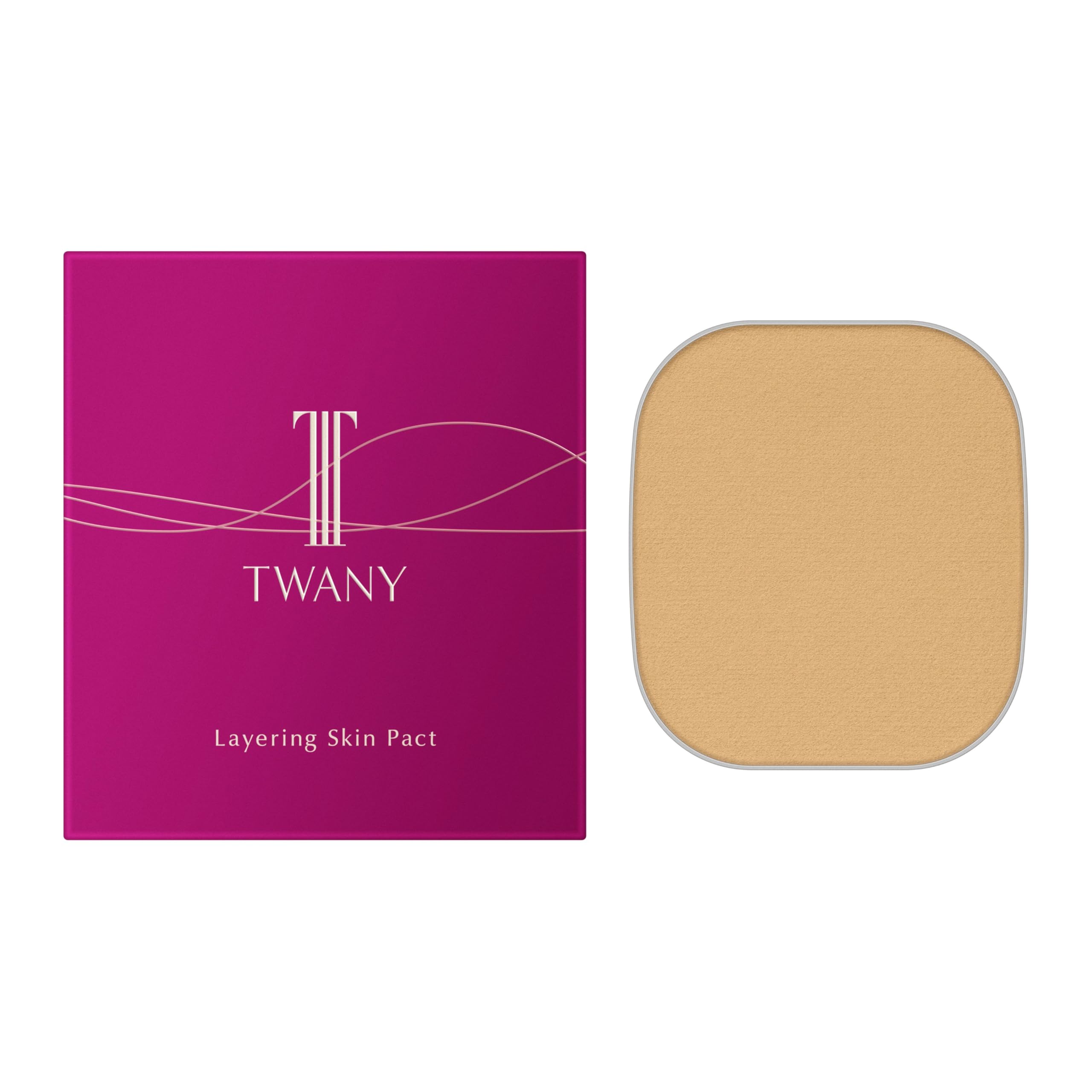 TWANY Layering Skin Pact Бежевый-C [Тональная основа] 8,5 г Без отдушек