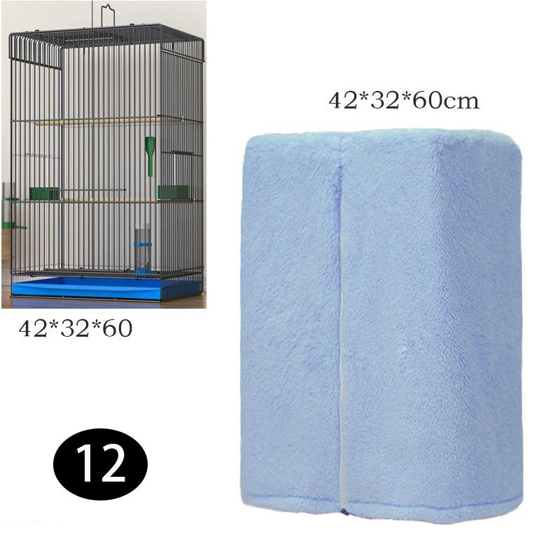 Multi-sizes Large Bird Cage Cover Sunscreen Warm Dust Cover Winter Pet Bird Parrot Cage Shading Pet Products Bird Supplies