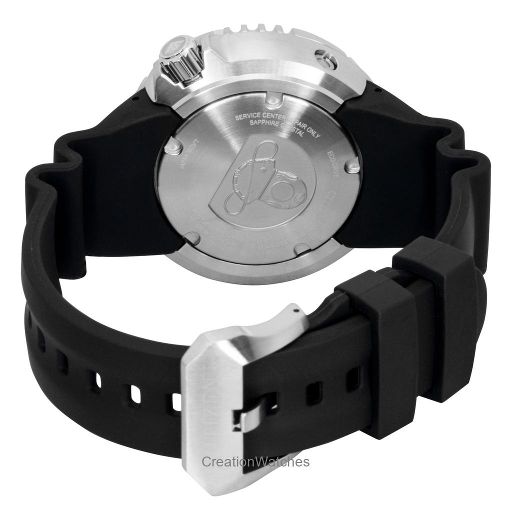 Citizen Promaster Rubber Strap Black Dial Eco-Drive Diver's BN1024-01E 300M Men's Watch