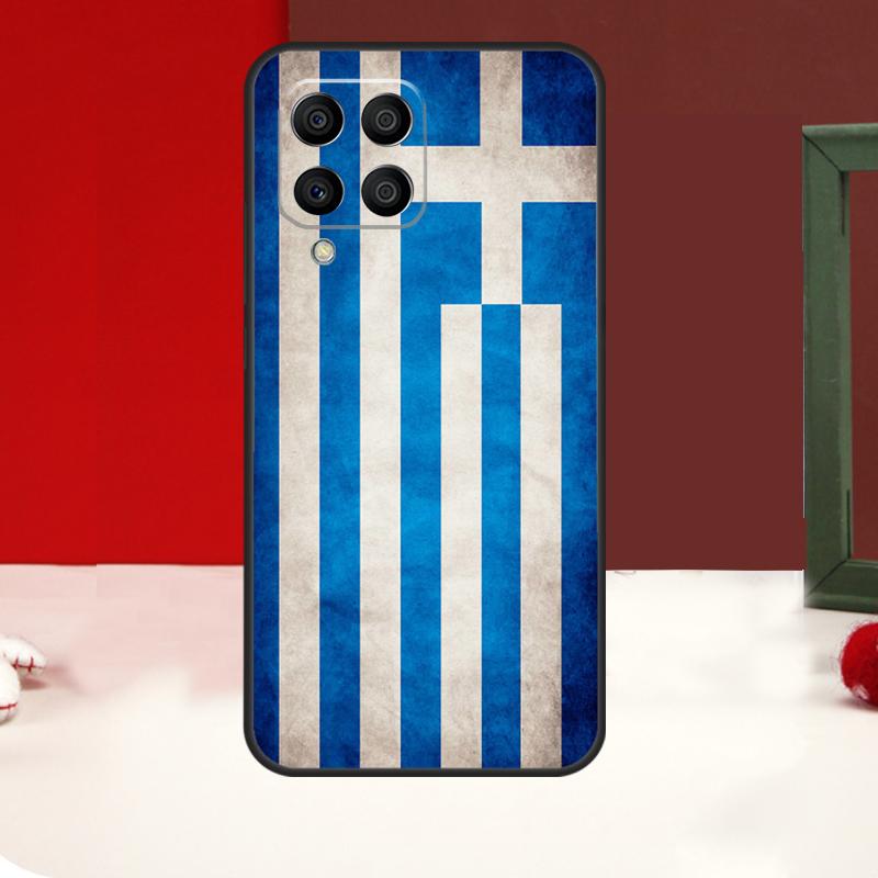 Greece Greek Flag Case For Samsung Galaxy M55 M35 M15 M56 M36 M16 M31 M21 M13 M33 M53 M12 M32 M52 M14 M34 M54