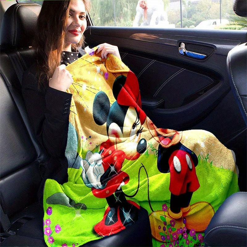 Mickey und Minnie Cartoon-Decke: Entzückend, Warm und Perfekt für die Heimdekoration Wohnzimmer, Reisen und Alle Jahreszeiten Weihnachtsdekoration