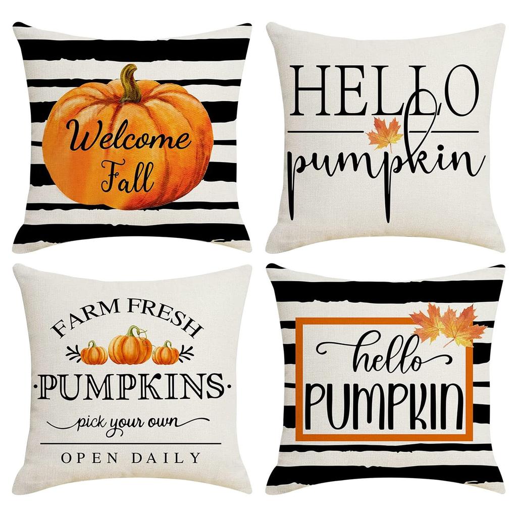 Fall Pillows  Fall Outdoor Thanksgiving Decorative Fall Throw Pillow Covers Fall Decorations For Home Fall Decor Pillow Covers