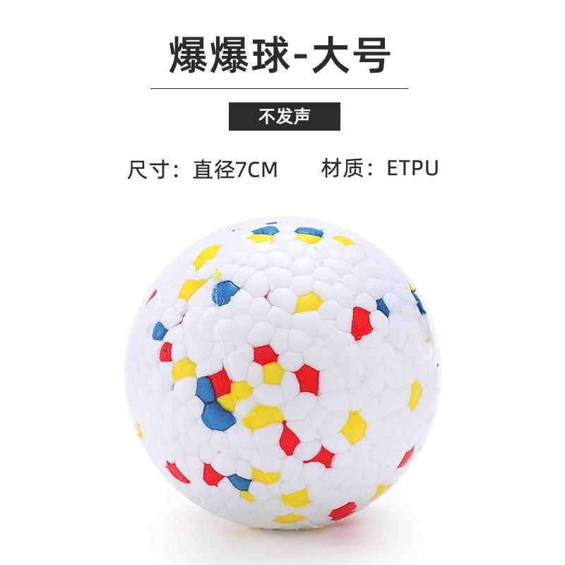 Durable Bite Resistant Elastic Solid Ball Chew Toy For Pet Dogs