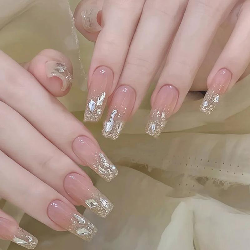1440Pcs Multi-Shape Mixed Resin Rhinestones Nail Charms Shiny Flat Back Diamonds Gems Diy Nail Art Decorations
