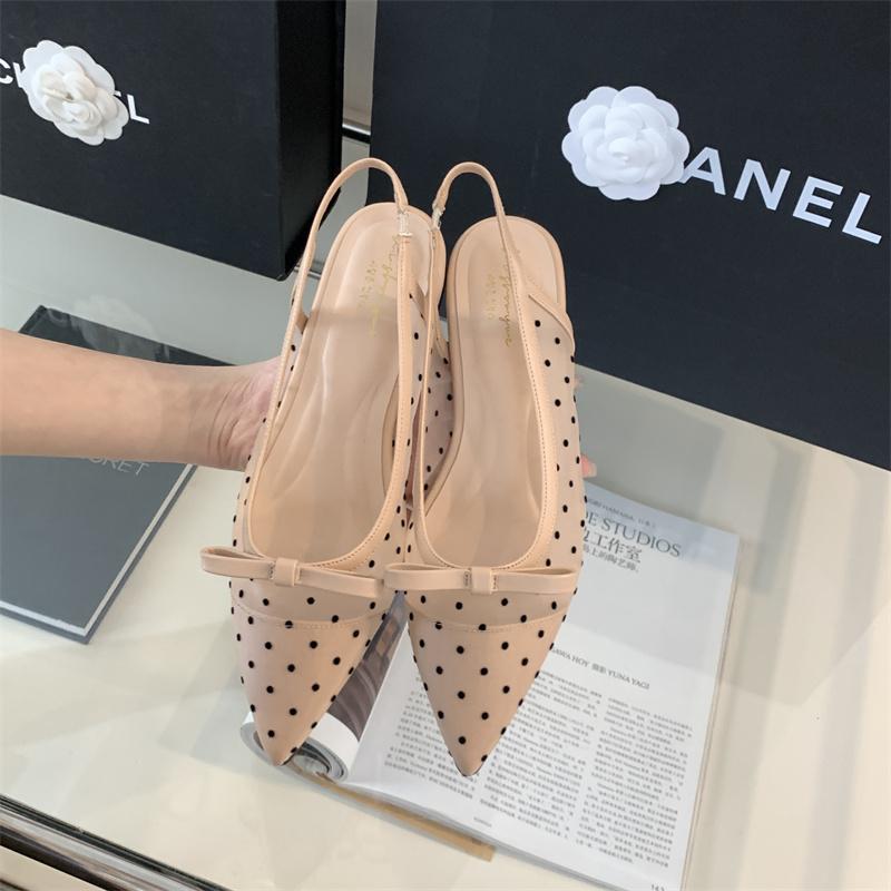 

Летние гладиаторские балетки 2025 года женские сандалии модные с острым носком вечерние уличный стиль туфли zapatos de mujer 35 абрикосовый