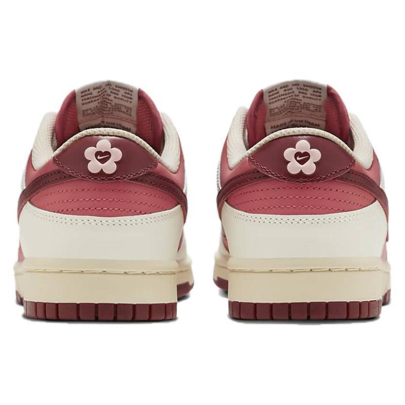 Nike Dunk Low "Valentine’s Day" Low Top Lifestyle Casual Shoes for Women in White and Red HF0736-161