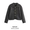 2024 Winter Women's European & American Style Knitted Layered Long Sleeve Cardigan