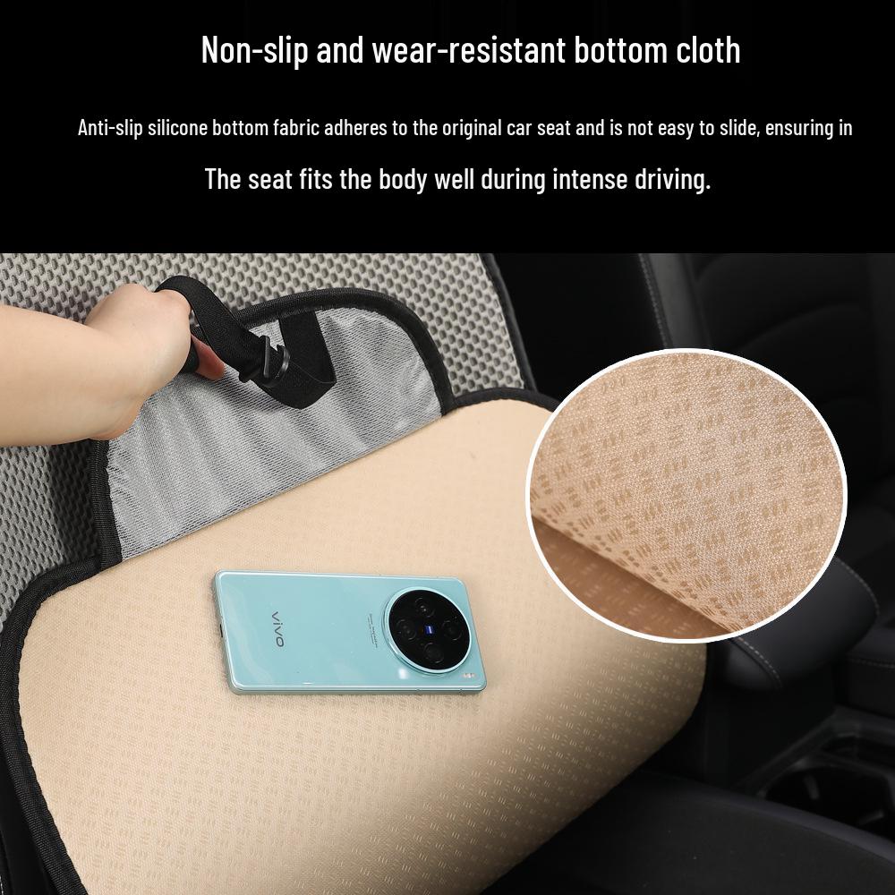 Universal Four Seasons Breathable Car Seat Cushion with Massage Mesh for Sylphy, Qashqai, Dokker, Altima, Tiida, Bluebird.