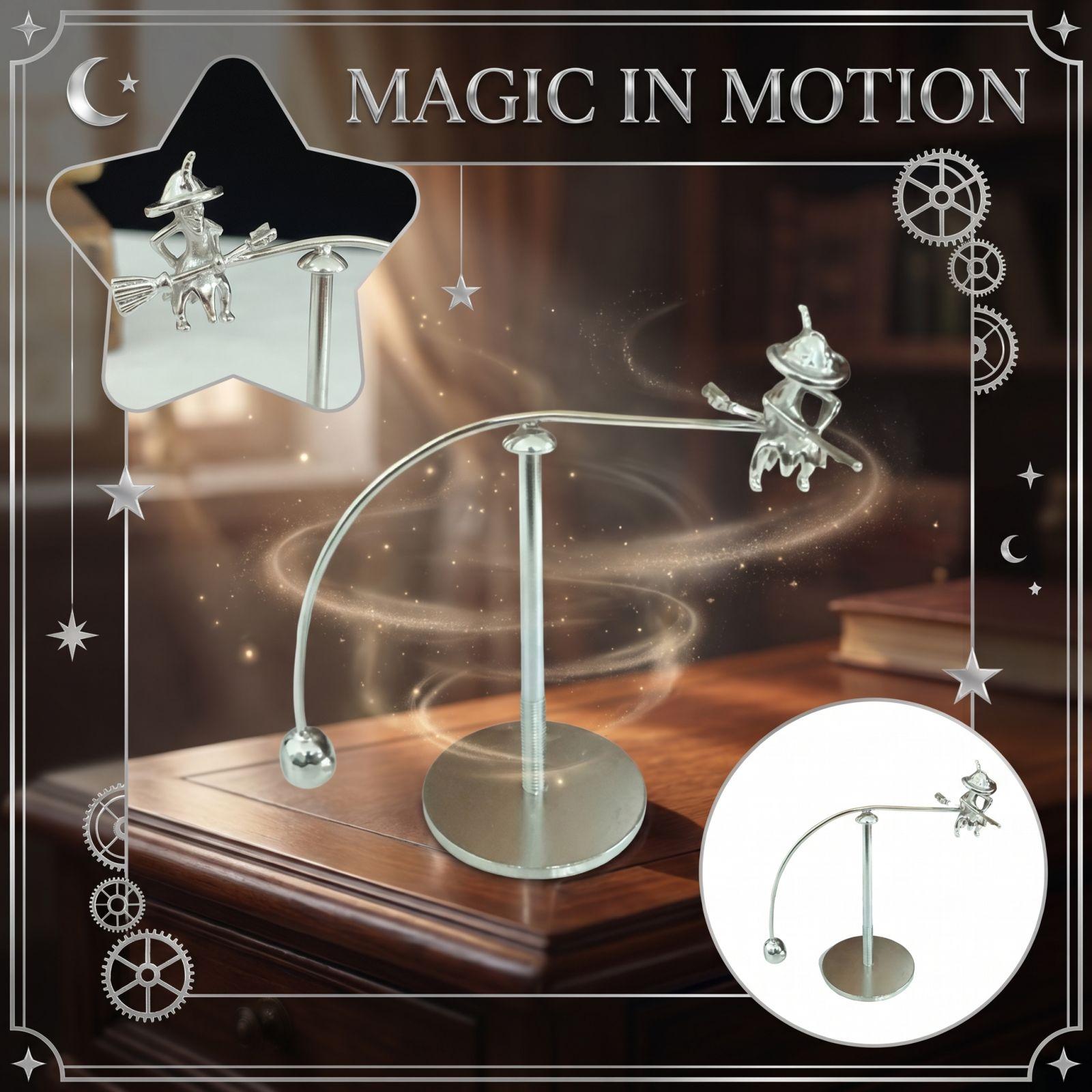 

Металлическая ведьма Балансирующий шар Воблер Украшение One Size