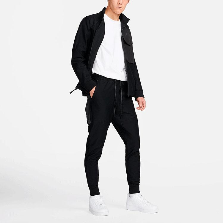 Nike Elastic Waist Drawcord Jogger Sport Sweatpants Men Bottoms Black DD6599-010