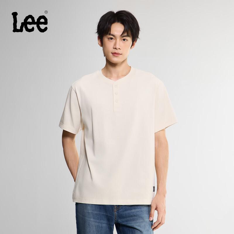 Lee Men's Henley Neck Short Sleeve T-Shirt