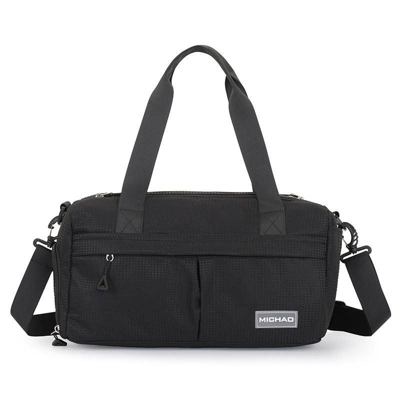 

New Fitness Bag Dry and Wet Separation Training Sports Fitness Bag Large Capacity Outdoor Leisure Portable Travel Bag чорний