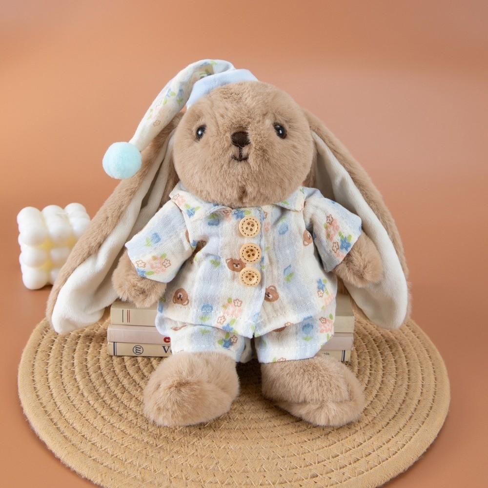 Long Ear Stuffed Animal Rabbit Clothed Bunny Rabbit Plushie Bunny Plush Toy Girls Gift