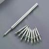 50/100pcs Pcs Double Head Nails Seamless Nails Skirting Thread Seamless Nail Without Marks Metal Rust-Proof Nails Wood No Trace