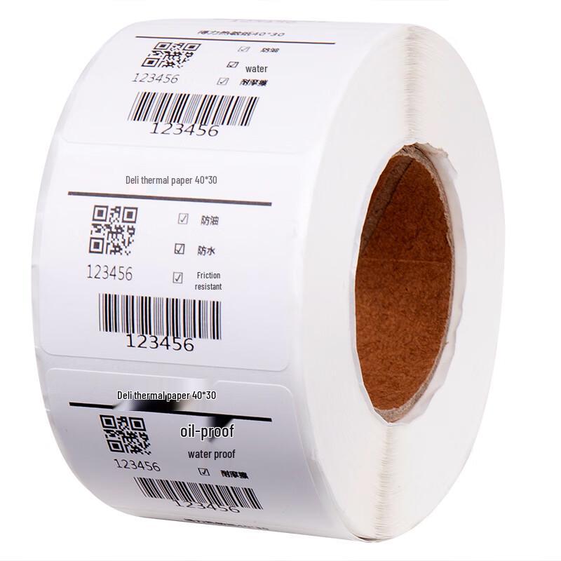 Deli Three-Proof Thermal Label Paper