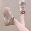 Casual Sports Platform Single Shoes Women's Autumn New Versatile Fashion Casual Style Heightening Muffin Board Shoes