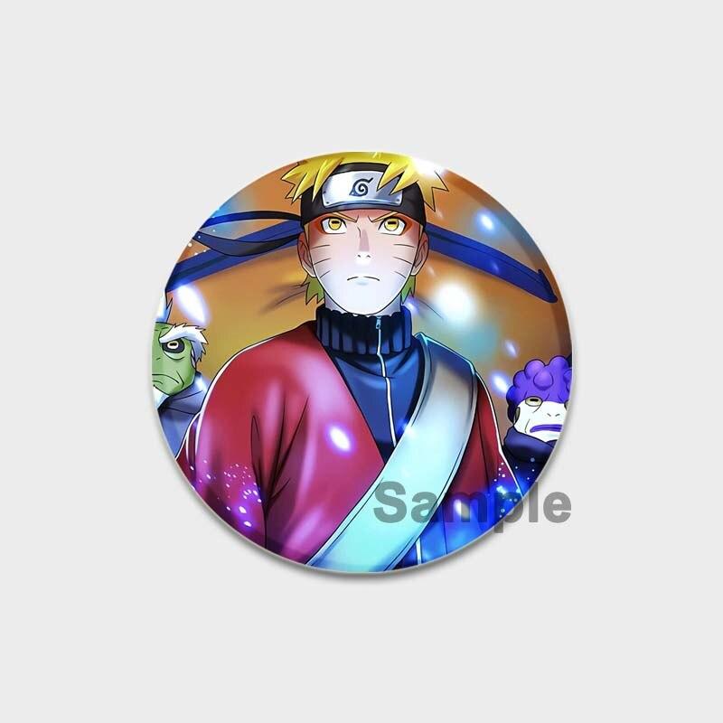 58MM 58mm Anime Figur Pins Cosplay Tegneserie Blikkmerker Manga Perifer mote Smykker Tilbehør Vifter Gaver Klesveske Dekor
