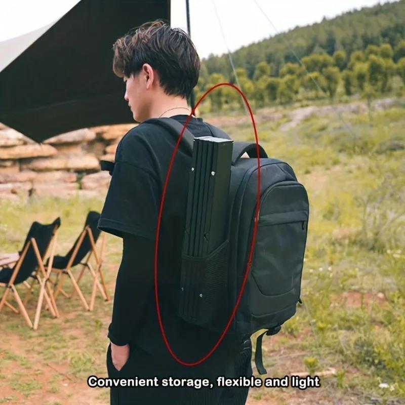 Ultralight Portable Folding Camping Table, Foldable, Aluminum Alloy, Outdoor Dinner Desk Furniture, Mini Picnic BBQ Tours