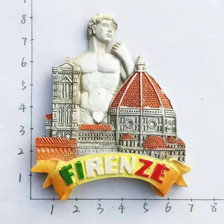 Italy Venice Fridge Magnets Italian Taormina Roma Firenze Alberobello trulli Lion Tourism Refrigerator Magnetic Stickers Decor