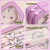 Aesthetic Transparent Pencil Bag Panda Stationery Storage Bag  School Office