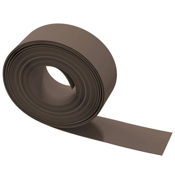 VidaXL Bordure de jardin marron 10 m 20 cm polyéthylène 154401
