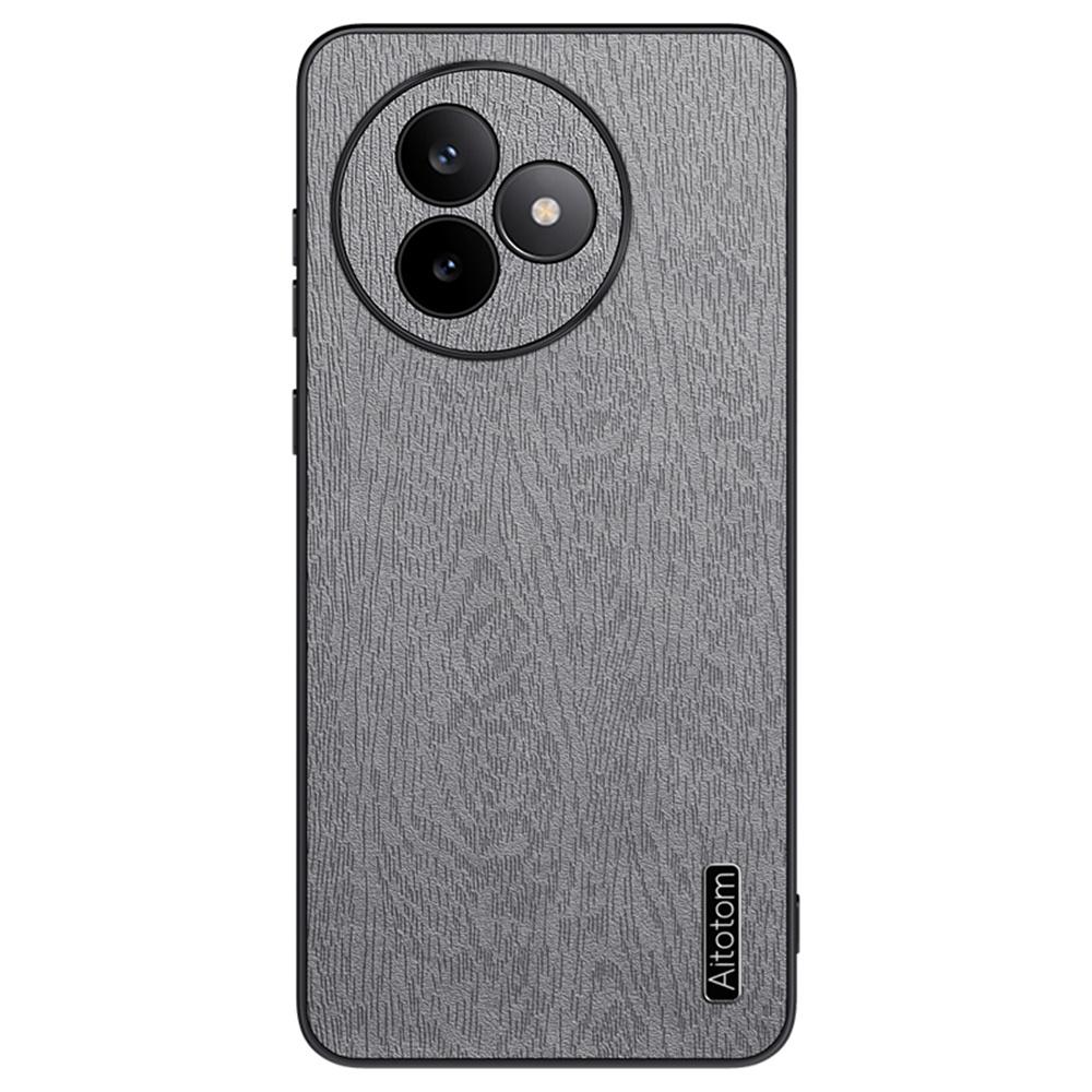 For Xiaomi Redmi K80 Ultra 5G Case Wood Texture PU Leather Coated PC TPU Phone Cover