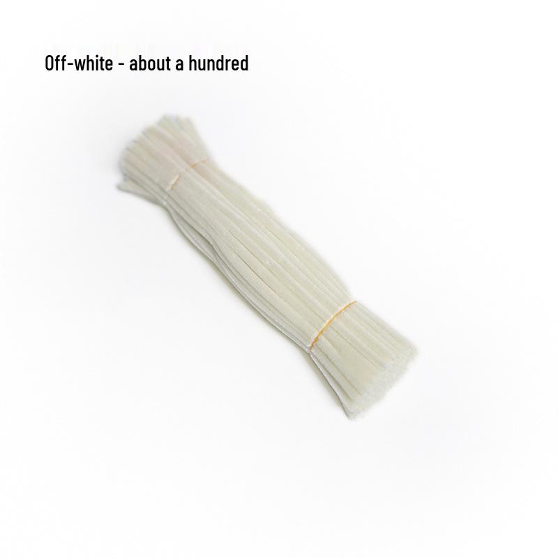 Dense Chenille Stems: Plush DIY Craft Strips for Children's Educational and Creative Handmade Projects