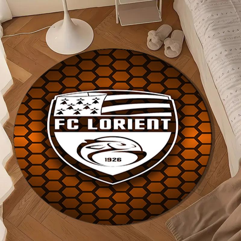 Lori-ent Football Club Round mat Home Decor, Chair rug For livingroom,Bedroom, doormat home decor Birthday Gift Christmas Gifts