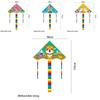 New Children's Kite Grid Cloth Wind Triangle Kite