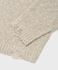 SAINTPAIN Sp Cross Damaged Knit Zip-Up Ivory