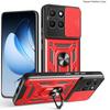 Slide Lens Armor Funda for Honor X6C 4G Case for Honor X8C X7C X5B X5 Plus Case Magnetic Ring Stand Holder Shockproof Cover