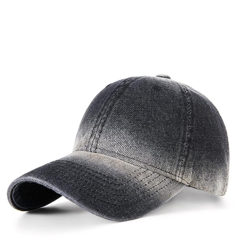 Джинсовая бейсболка с градиентом